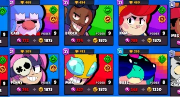 +23 mil troféus / 62 brawlers/ todos os lendários