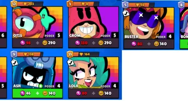 +23 mil troféus / 62 brawlers/ todos os lendários