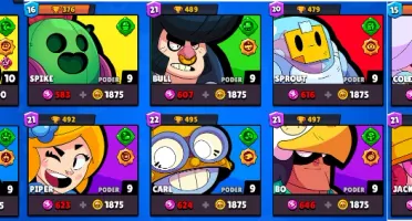 +23 mil troféus / 62 brawlers/ todos os lendários