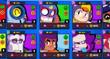 +23 mil troféus / 62 brawlers/ todos os lendários