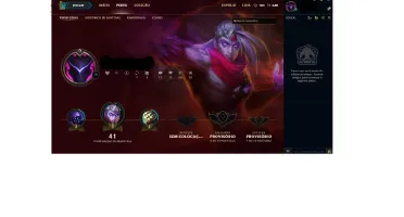 conta unraked de league of legends , level 30