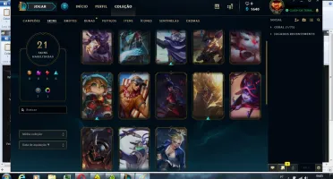LEAGUE OF LEGEND OURO IV LV 98 Respondo a Todos