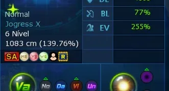 Conta LADMO mid/end varios SSS+ Servidor Omegamon