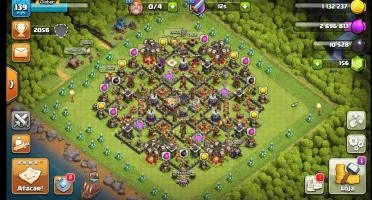 Conta Conta CV11Lendária Semi-Full Clash Of Clans