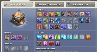 Conta Conta CV11Lendária Semi-Full Clash Of Clans