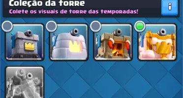 Clash Royale na liga com todas as cartas