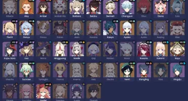 Venti C2, Ganyu, Ayaka