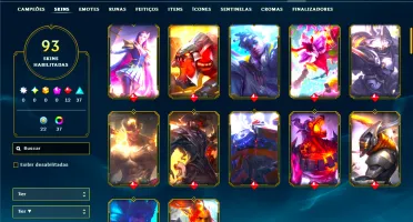 Conta Com Quase 100 Skins Habilitadas ( Barato ) Troca Dados