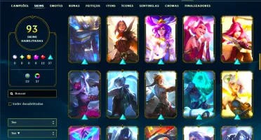 Conta Com Quase 100 Skins Habilitadas ( Barato ) Troca Dados