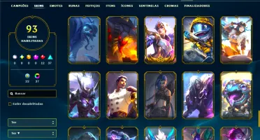 Conta Com Quase 100 Skins Habilitadas ( Barato ) Troca Dados