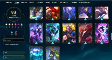 Conta Com Quase 100 Skins Habilitadas ( Barato ) Troca Dados