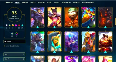 Conta Com Quase 100 Skins Habilitadas ( Barato ) Troca Dados