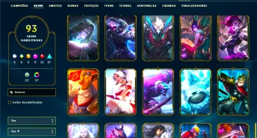 Conta Com Quase 100 Skins Habilitadas ( Barato ) Troca Dados