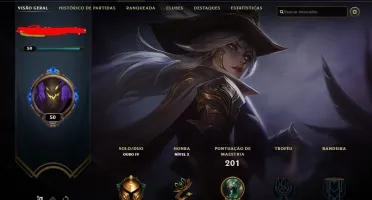VENDO CONTA LOL LVL 50 ANTIGA