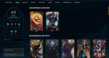 VENDO CONTA LOL LVL 50 ANTIGA