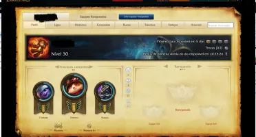 Conta unranked league of legens