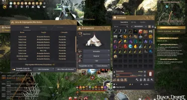 Black Desert SA - pote infinita HP, Pegasus e barraca PW