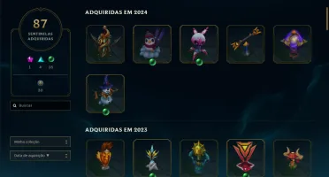 Conta riot varias skins (lol, tft e valorant)