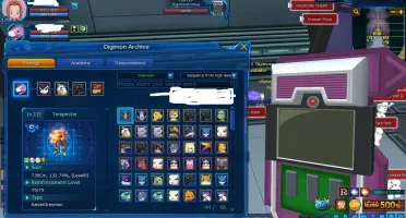 conta GK Digimon Masters online