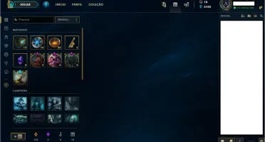 Conta platina na solo/flex  level 140 / todos campeões !!