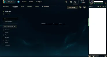 Conta platina na solo/flex  level 140 / todos campeões !!