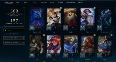 Conta Gold1 com muitas skins e mmr alto