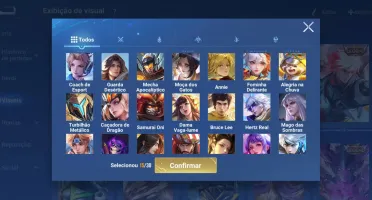 conta de hok honor of kings com 198 skins