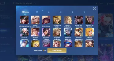 conta de hok honor of kings com 198 skins