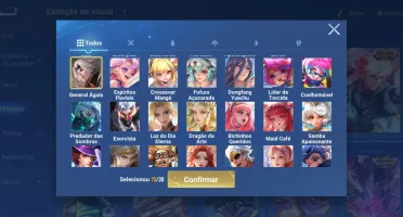 conta de hok honor of kings com 198 skins