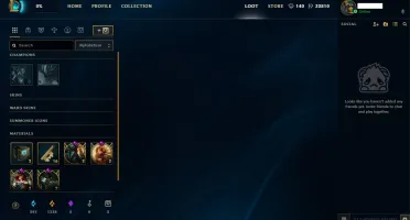 CONTA SERVER EUW LOL 37HEROES/5SKINS/4PAG RUNA/7 ICONES