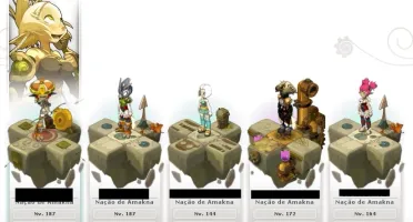 CONTA WAKFU 5 personagens. perfeita