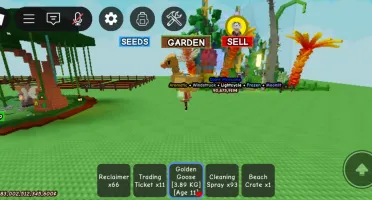 grow a garden pet Golden goose