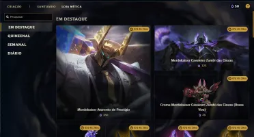 Mestre com 150 Champs e 20 Skins ( 600 PDL )