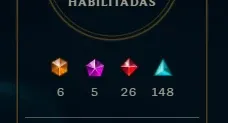 Conta lol 368 skins, lvl 151, gold ultima temporada