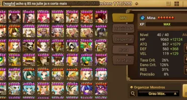 Conta Summoners war LD elenoa C1