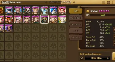 Conta Summoners war LD elenoa C1