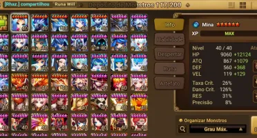 Conta Summoners war LD elenoa C1