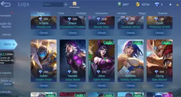 VENDO  CONTA MOBILE LEGENDS EX MÍTICO