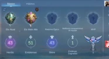 VENDO  CONTA MOBILE LEGENDS EX MÍTICO