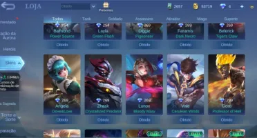 VENDO  CONTA MOBILE LEGENDS EX MÍTICO