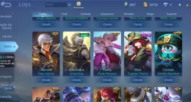 VENDO  CONTA MOBILE LEGENDS EX MÍTICO