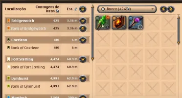 Conta albion End game 2.21B Fama+Lobo Top 3