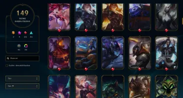 CONTA DIAMANTE 1 SEM FAZER A MD10, MMR DE MESTRE, 149 SKINS