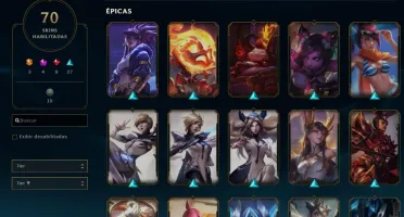 Conta LoL 3 Skins Prestigio + 3 Ultimate + 15k de rp