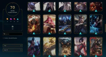Conta LoL 3 Skins Prestigio + 3 Ultimate + 15k de rp