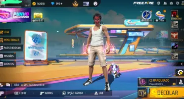 Conta Free Fire LVL 67