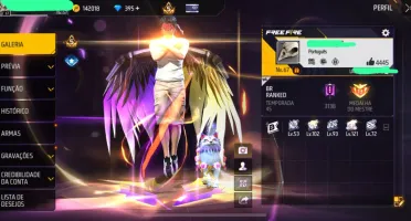 Conta Free Fire LVL 67