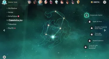 AR 55 - Raiden C2, Kazuha, Diluc, Jean C1, Keqing e Qiqi
