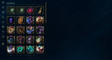 CONTA GOLD LOL 77 SKINS 151 CHAMPIONS