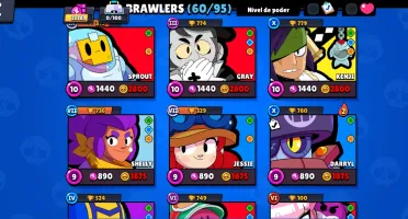 Brawl Stars 11 Hiper ATIVAS vários lendários e 100 Skins